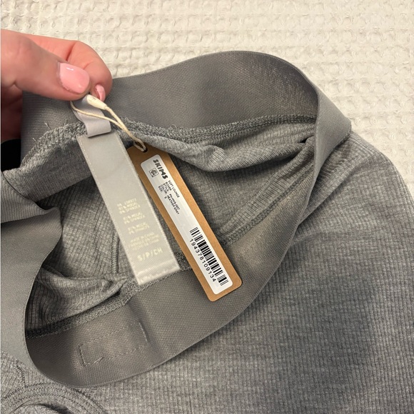 Skims Soft Lounge Boxer Heather Grey NWT - Picture 7 of 7